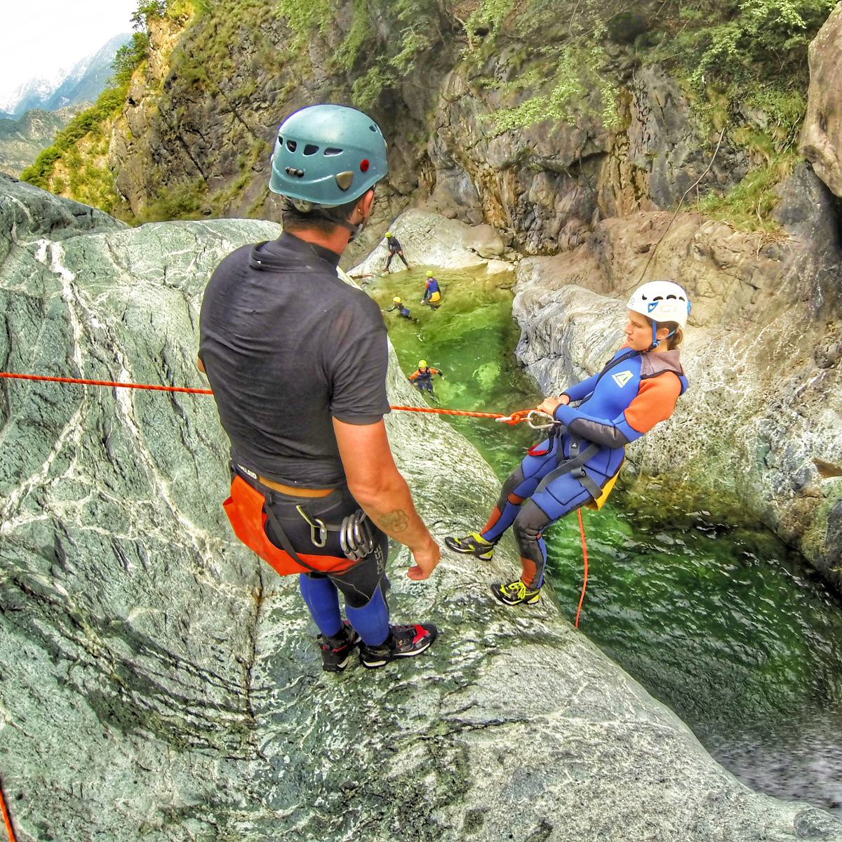 Discovery, Fun, Adventure Canyoning,siete pronti?