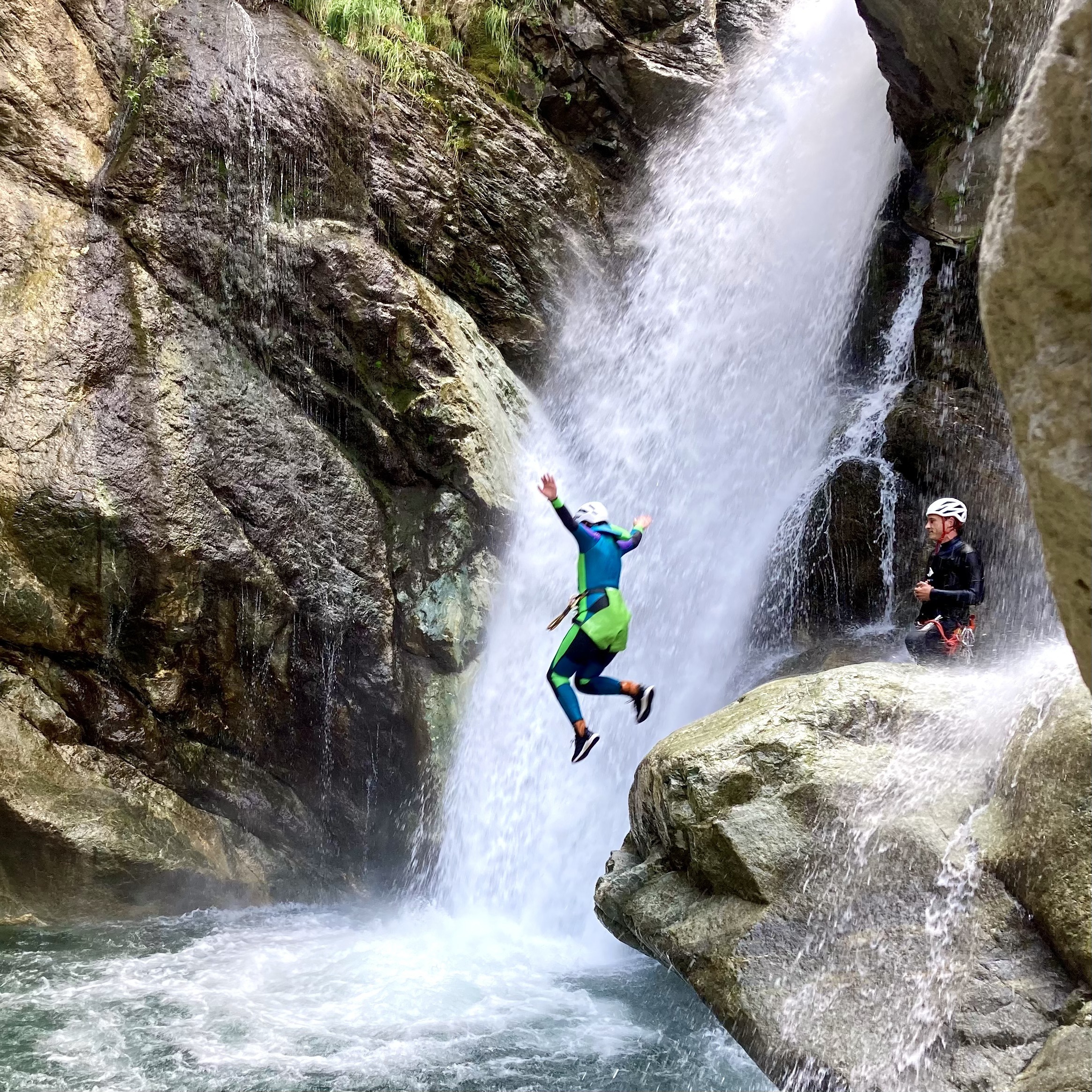 Canyoning Valle D’Aosta percorso torrentismo ideale per principianti