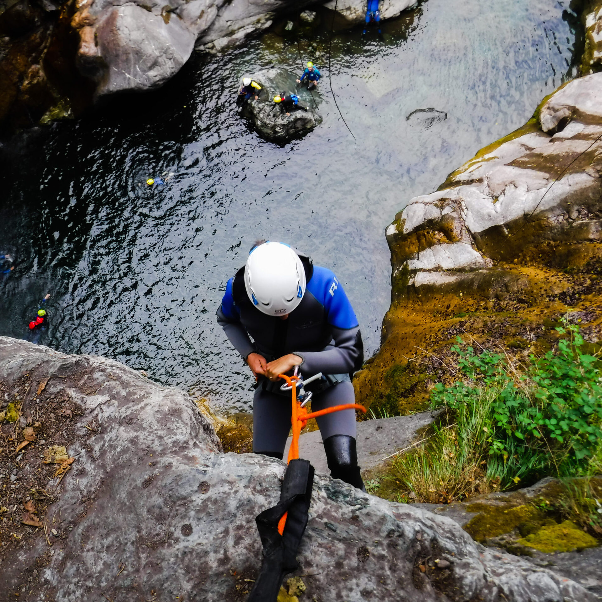 Canyoning Valle D’Aosta ideale per principianti torrente chalamy